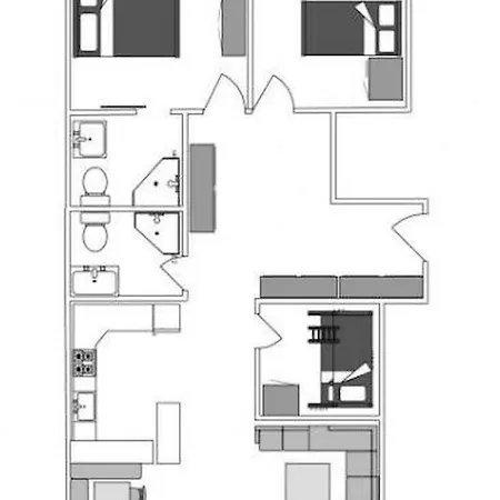 Appartement 3 Bedrooms Near Center Wifi View *